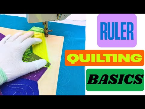 Learn the Basics of Ruler Quilting on a Home Machine with Leah Day
