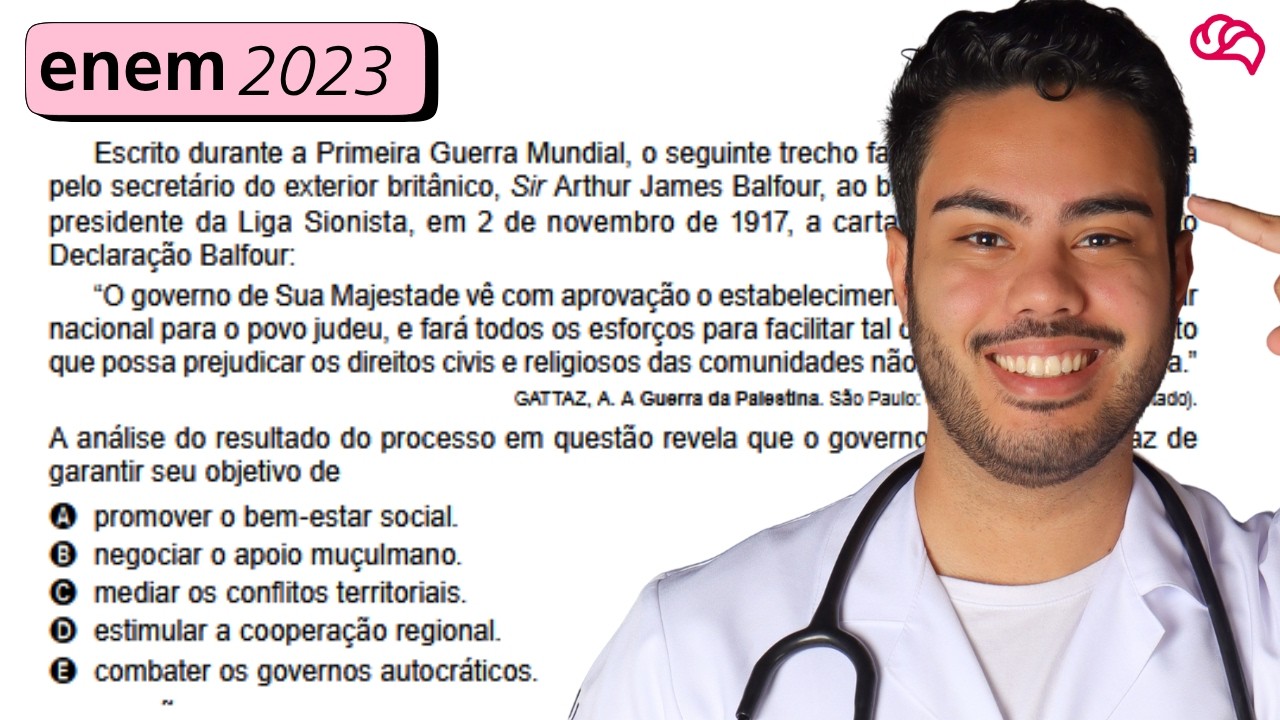 Resolução em Vídeo — Questão 51 ENEM 2023