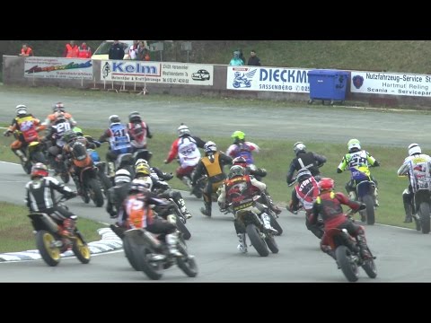SUPERMOTO DM HARSEWINKEL 2016 - BIKE RACING GERMANY 2016 - RENNEN 1