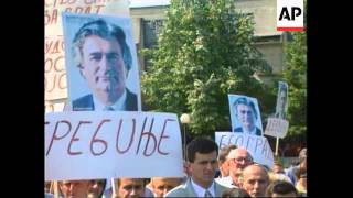 Bosnia - Funeral of Drljaca video