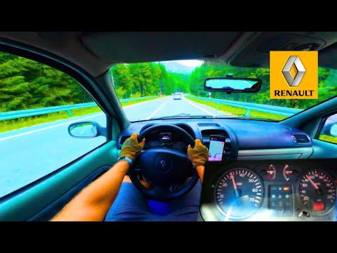 2002 Renault Clio 1.4 16V POV Drive | Cruising Below the Tatra Mountains 🇸🇰🏔️