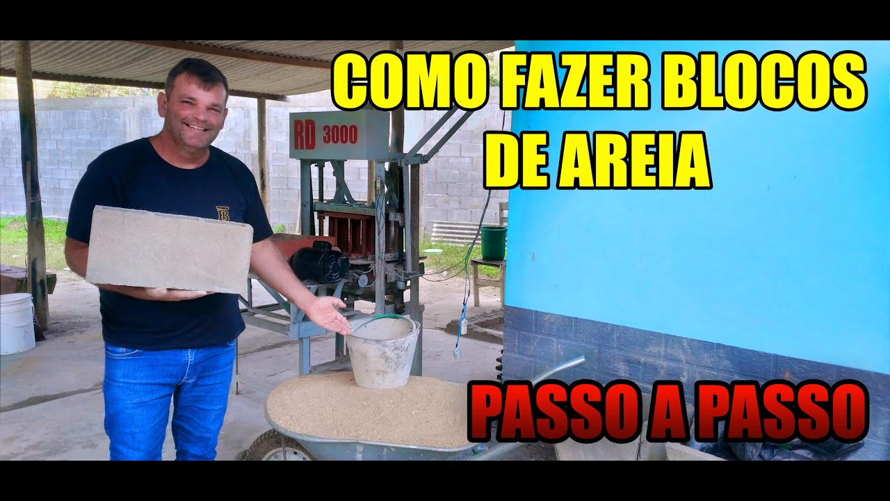 COMO FAZER BLOCOS DE AREIA