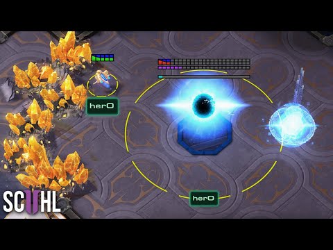 herO's DOUBLE GOLD BASE RUSH - Starcraft 2: herO vs. Heromarine