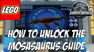 LEGO Jurassic World How To Unlock Mosasaurus Tutorial guide