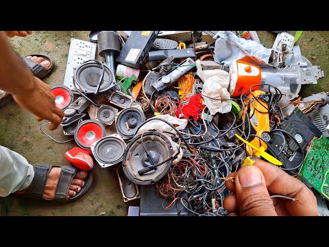 making super gadget using scrap speaker/ DC motor/ headset / awesome ideas from scrap