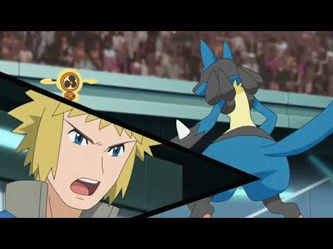 Lucario Vs Rotom - Ash Vs Volkner - English Dub
