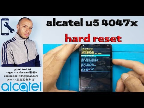 How to reset alcatel u5 4047x hard reset