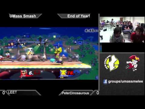 UMass Smash - Leet vs Peter - Smash For Wii U