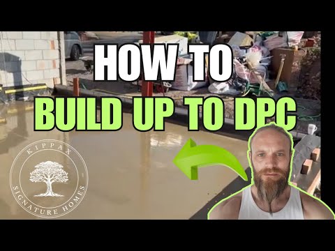 Building Up To DPC LEVEL - Damp Proofing Course for EXTENSION #howto #garageconversion #construction