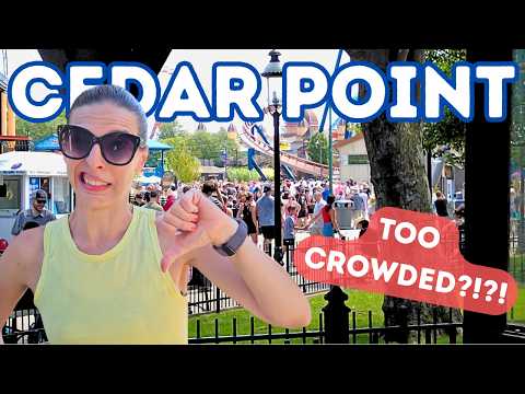Cedar Point 2025 Vlog - Day 2 - Insane Saturday Crowds, Maverick, Valravyn, Raptor