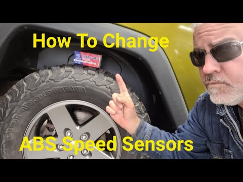 How to Change ABS Wheel Sensor on a Jeep JK #jeep #jeepjk