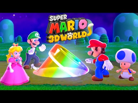 Super Mario 3D World Switch - Full Game 100% Walkthrough