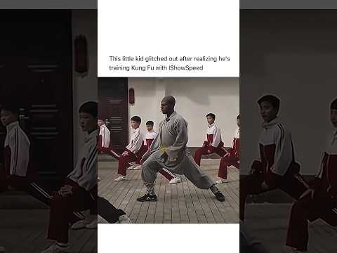 Bro was in awe 😂 #ishowspeed #kungfu #China #shorts #funny #reels #fyp #viral #kunfu #karate #fight