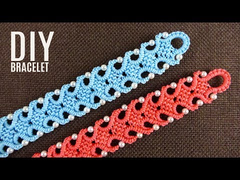 Spiral Macrame Patterns DIY Macrame Spiral Bracelets