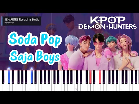 [KPop Demon Hunters OST] Saja Boys 'Soda Pop' Piano Tutorial + Sheet Music