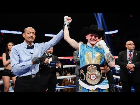 Victor Morales Jr stops Diego De La Hoya with liver shot @GoldenBoyBoxing @DAZNBoxing