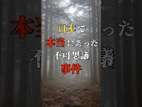 日本で本当にあった不可思議事件 未知との遭遇 #宇宙人 #未確認 #shorts