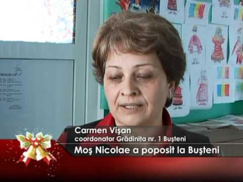 Moş Nicolae a poposit la Buşteni