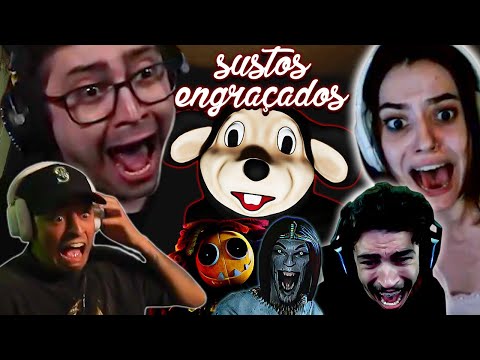 OS STREAMERS QUASE INFARTARAM COM ESSES JOGOS - SUSTOS ENGRAÇADOS 2025 #1