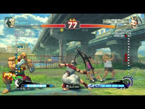 SSF4 AE: Bonchan (Sagat) vs keijimugen (Ibuki) - Ranked Match (720p HD)