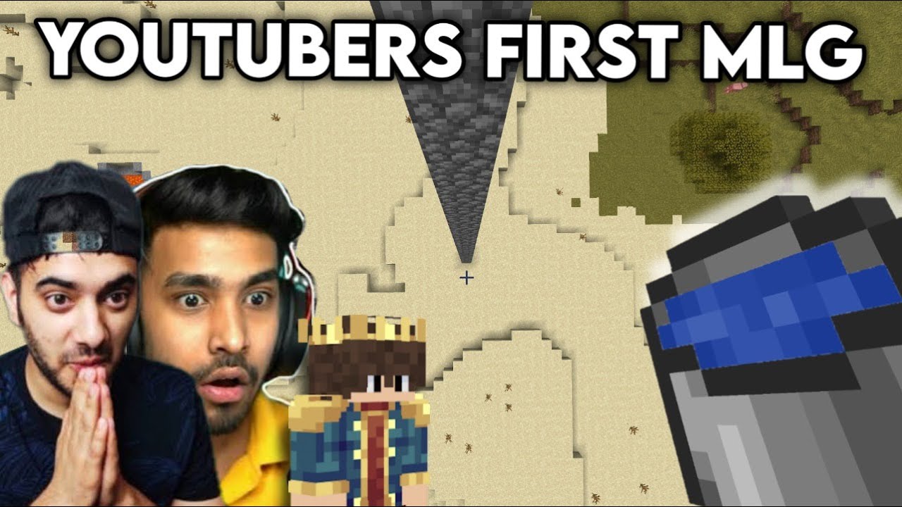 Youtubers First MLG in Minecraft
