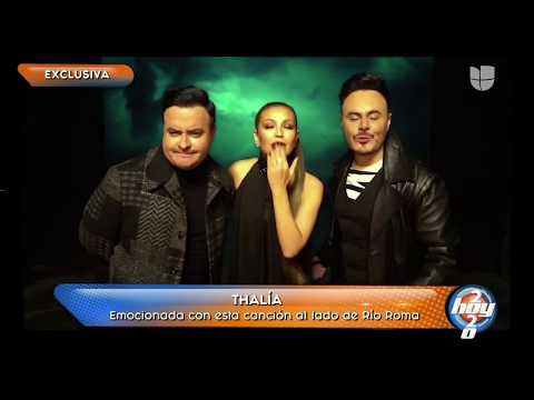 Thalia The Legend - Rio Roma - Detras De Camaras Del Video "Lo Siento Mucho" Programa Hoy