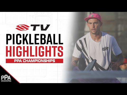 Tyson McGuffin's Perfect Around The Post Shot Pickleball Highlight - PPA Championships Men's Doubles