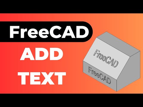 FreeCAD: So fügen Sie Text hinzu