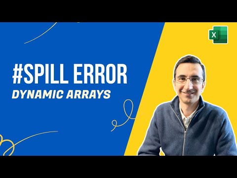 Fix That SPILL Error in Excel — Here's Why It Happens!