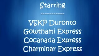preview picture of video 'Compilation of Morning Superfast Trains at Ghatkesar || Who is the best ?'