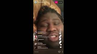 The Thot That Gave Young Chop Top On Instagram Live lol