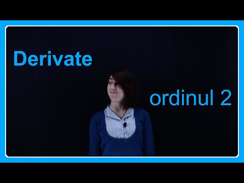 Exerciții cu derivata de ordinul 2 a unor funcții | Examen Moldova