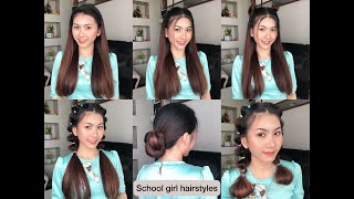 School girl hairstyles/ cute hairstyles