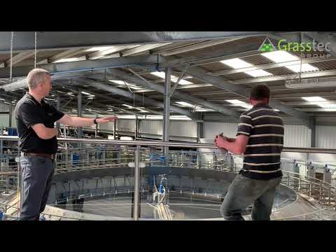 Grasstec with Tom Power - Waterford on his Dairy Farmyard Design.