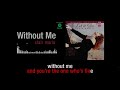 Without Me | Clair Marlo | Karaoke