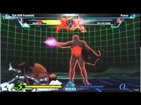 UMVC3 EVO2012 TFA RZR FrankieG vs Ponce