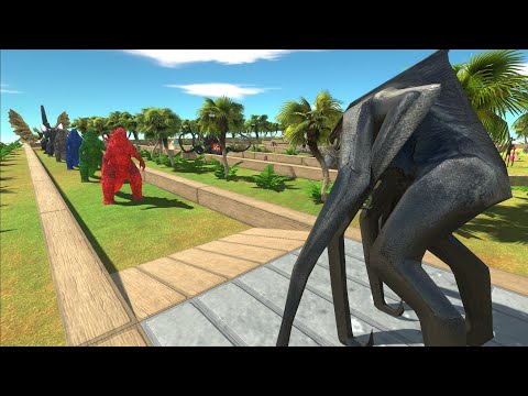 MUTO FEMALE VS GHIDORAH DEATH RUN - Animal Revolt Battle Simulator