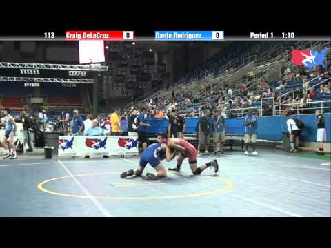 Fargo 2012 113 RR1: Craig DeLaCruz (New Jersey) vs. Dante Rodriguez (Nebraska)