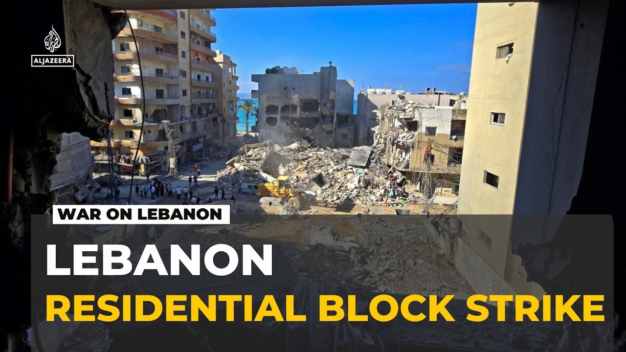 Israel hits buildings in southern Lebanon: Families displaced as strike destroys neighbourhood