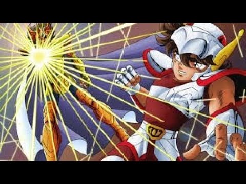 aioria vs seiya ( las doce casas )