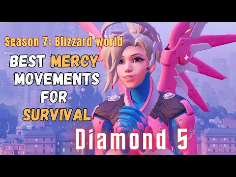 Best Mercy movements for survival - Diamond 5 Season 7 - Mercy Overwatch 2