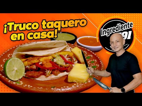 🌮 Tacos al pastor con SABOR PROFESIONAL sin trompo 😲 ¡Increíble pero cierto!