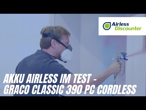 Akku Airless im Test - Graco Classic 390 PC Cordless