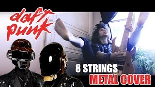 Mathieu Rouland (Cycles) - HARDER BETTER FASTER STRONGER - Metal Cover (8 strings)