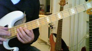 L160 Bass tapping -  Tapped bluesy groove