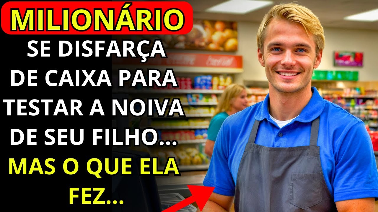 UM MILIONÁRIO SE DISFARÇA DE CAIXA DE MERCADO PARA TESTAR A NOIVA DE SEU FILHO... -HISTÓRIAS DA VIDA