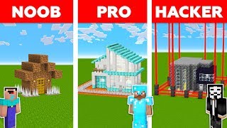 Download lagu Minecraft NOOB vs PRO vs HACKER : ZOMBIE BASE DEFENSE CHALLENGE in minecraft / Animation mp3