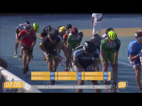 10000 Mts Points/Elimination Juniores Men  - FInal