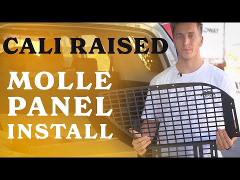 Cali Raised Interior Rear Molle Panel Install - 5th Gen 4Runner