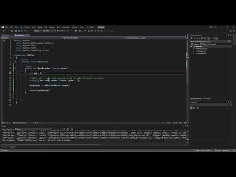 OOP in C# Example - 04 - Readability & Character Count